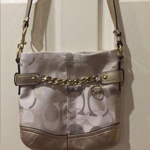 Champagne Colored Coach Purse